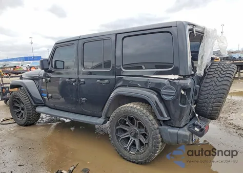 2020 Jeep Wrangler Unlimited Sahara z USA, uszkodzony, nr VIN 1C4HJXEN2LW148942
